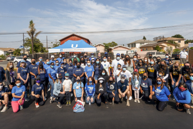 A group photo of UCLA Health's HEDI volunteer group.